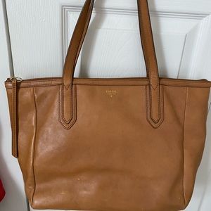 Fossil leather Rachel tote
